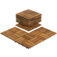 Flooring Tiles in Teak Wood 